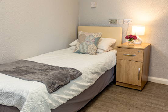 Bedroom at Daisy Nook Care Home